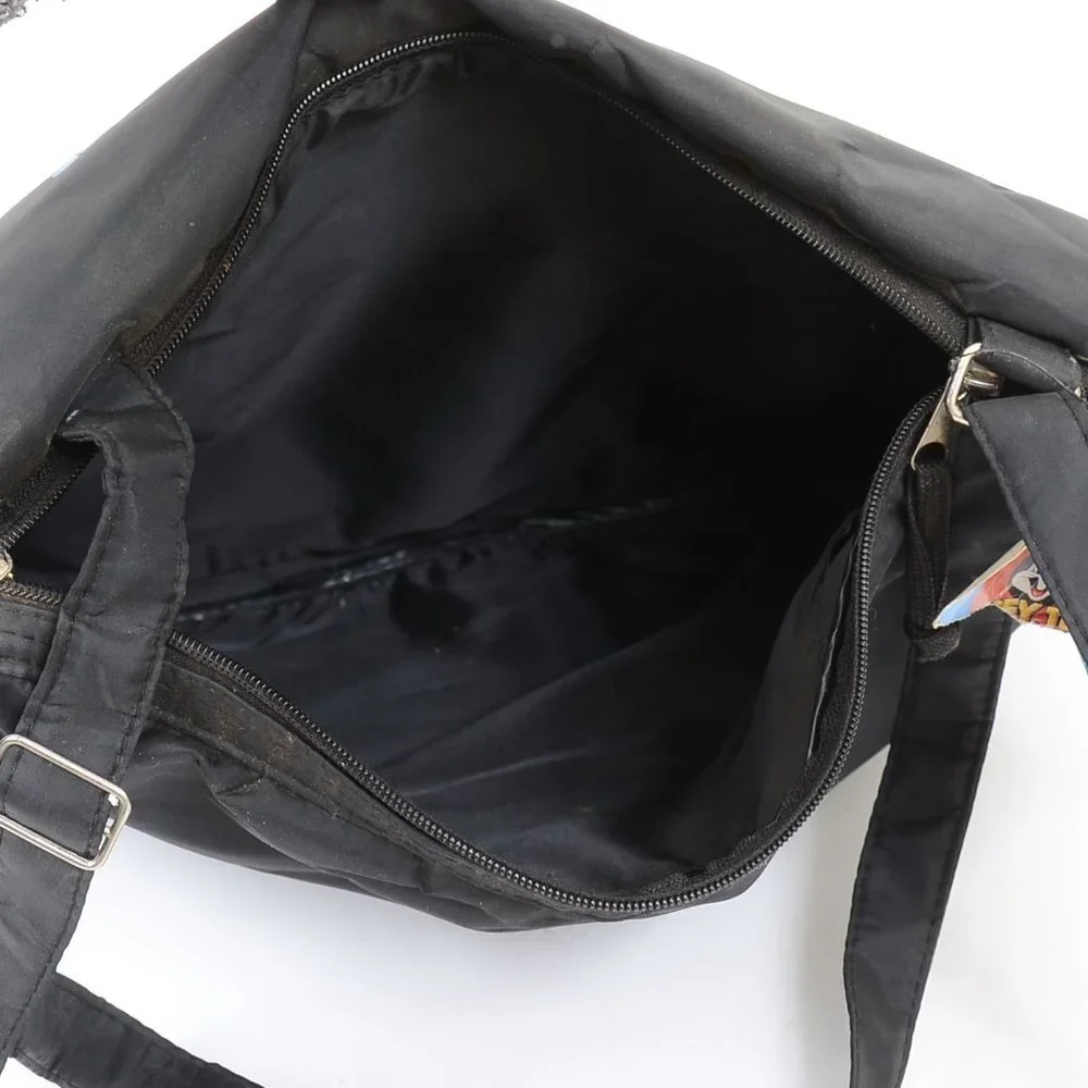 NWT Vintage 90s Tweety Bird Black Messenger Crossbody Bag Shopper School Laptop